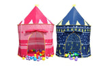 Dječji sklopivi šator u obliku dvorca u boji po izboru
