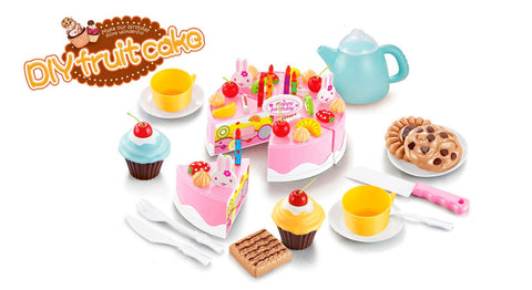 Dečji set za izradu voćne torte sa nalepnicama i ukrasima