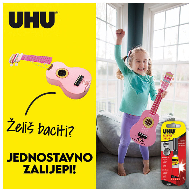 LJEPILO TRENUTAČNO  3G PLUS 1GRATIS SUPER GLUE(CIANOAKRILAT) UHU L0182000 BLISTER