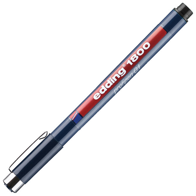 FLOMASTER ZA TEHNIČKO CRTANJE PROFIPEN 0,1MM EDDING 1800 CRNI