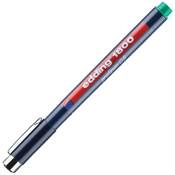 FLOMASTER ZA TEHNIČNO RISANJE PROFIPEN 0,5MM EDDING 1800 ZELENI