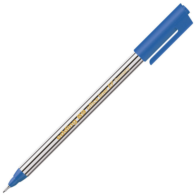 Flomaster liner pisarniški ef 0,3mm edding 89 modri