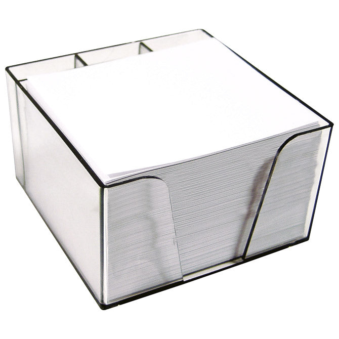 BLOK KOCKA PVC 10X8,5X6CM S PAPIROM BIJELIM ELISA