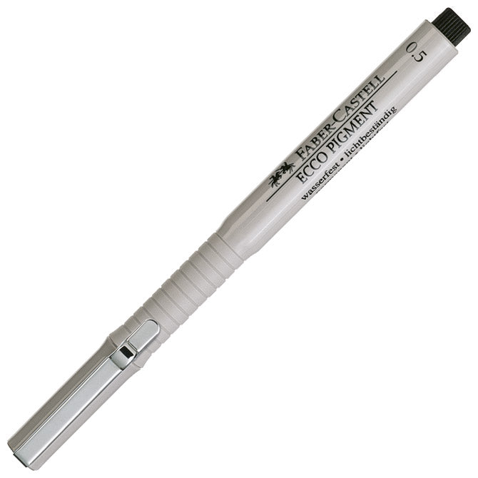 Flomaster za tehničko crtanje 0,5mm ecco pigment faber castell 166599 crni