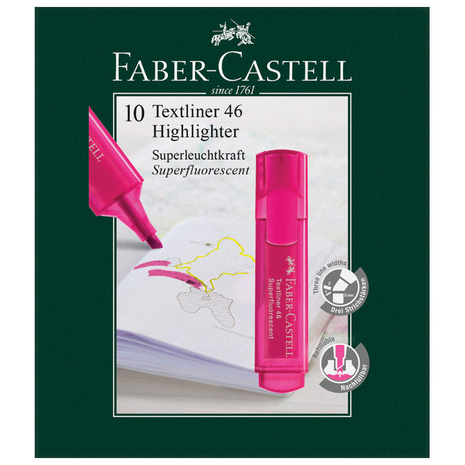 SIGNIR 1-5MM 46 SUPERFLUORESCENT FABER CASTELL 154628 ROZA