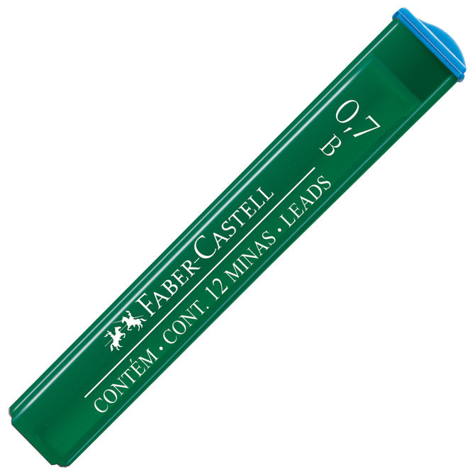 MINE 0,7MM B POLYMER 1TUBA FABER CASTELL 9127