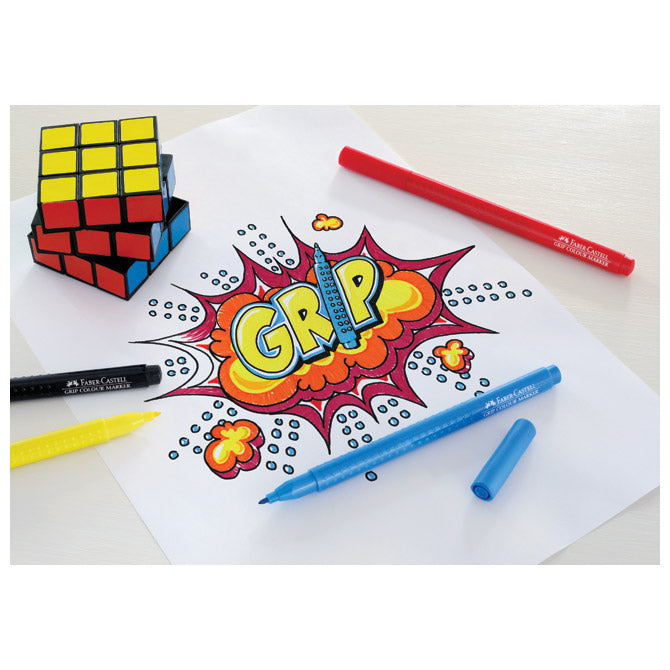 Flomaster školski 20boja Grip Faber-Castell 155320 blister