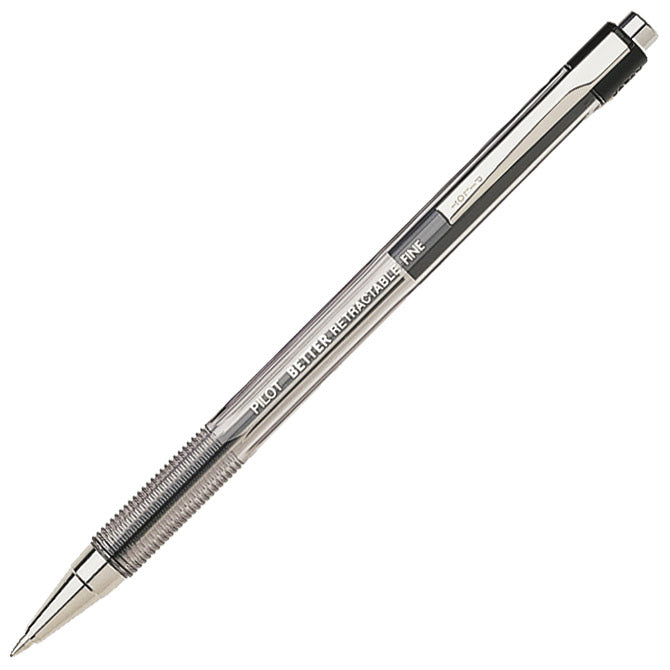 Olovka kemijska better retractable pilot bp-145-f-b crna