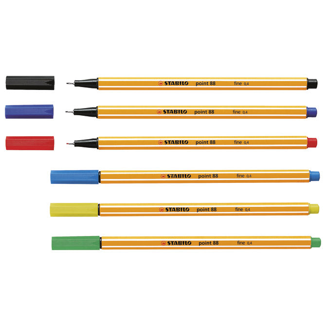 Flomaster 0,4mm Point 88/46 Stabilo črni