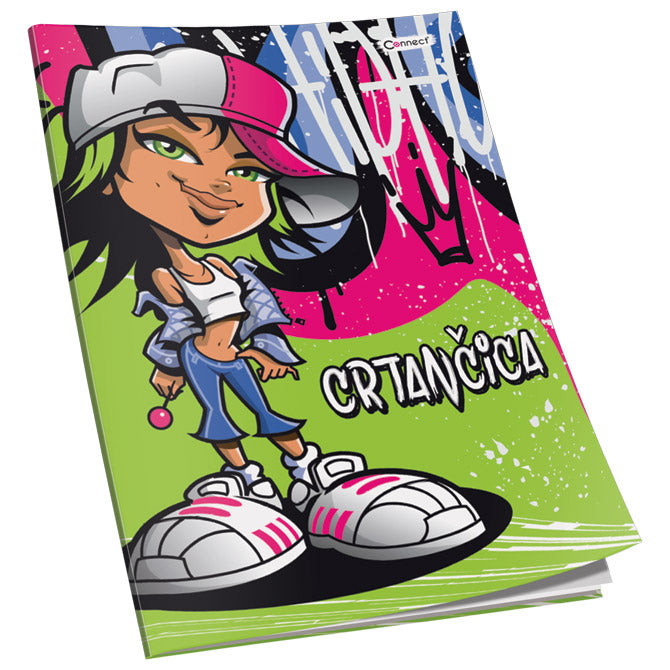 OBRAZAC ŠKOLSKI CRTANČICA ZA 1RAZRED PREMIUM CONNECT GIRL