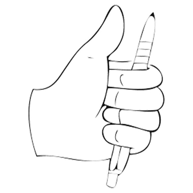 Olovka kemijska gel grip inketti penac ba3601-06ef crna