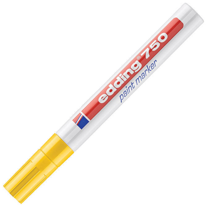 Marker permanentni lakirajući 2-4mm edding 750 žuti
