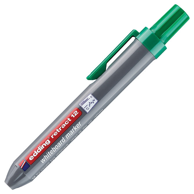 MARKER ZA BELA BORD 1,5-3MM EDDING RETRACT 12 ZELENI
