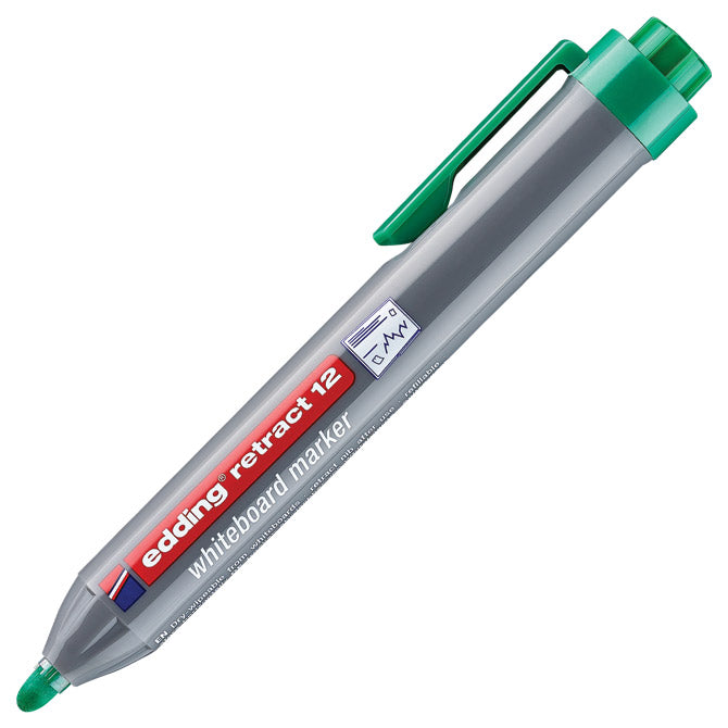 MARKER ZA BELA BORD 1,5-3MM EDDING RETRACT 12 ZELENI