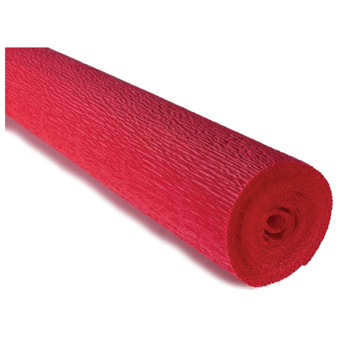 Papir krep 180 g 50x250 cm cartotecnica rossi 580 svetlo rdeč