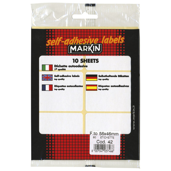 ETIKETE SLEP  56X46MM PK10L MARKIN 10042 BLISTER
