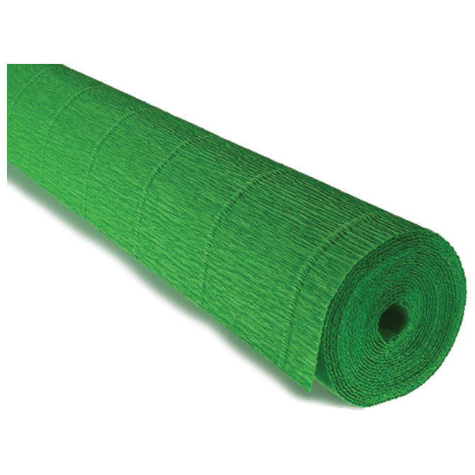 Papir krep 180g 50x250cm cartotecnica rossi 563 jarko zeleni