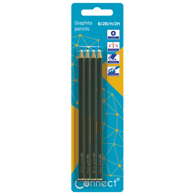 OLOVKA GRAFITNA B,2B,H,2H 777 PK4 CONNECT BLISTER