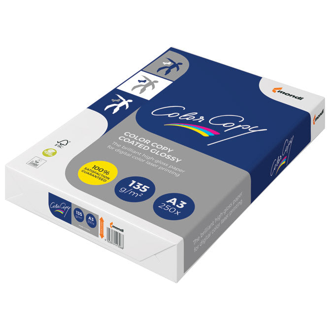 PAPIR LK COLOR COPY COATED SJAJNI 135G A3 PK250 MONDI