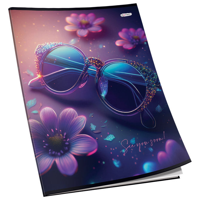 TEKA MEKI UVEZ A4 KARO 40L 80G GLITTER CONNECT SORTIRANI MOTIVI