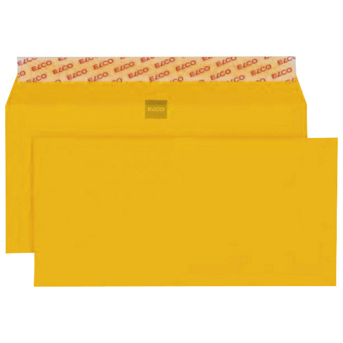 Barvne ovojnice 11x23cm trak pk25 elco rumene