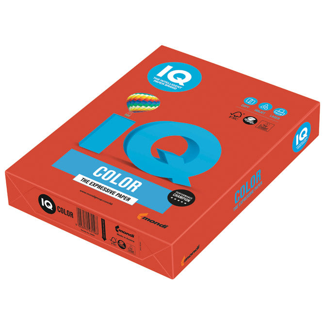 PAPIR ILK IQ INTENZIV A4 160G PK250 MONDI CO44 KORALJNO CRVENI