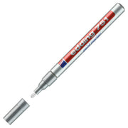 Marker permanentni lakirajući 1-2mm edding 751 srebrni
