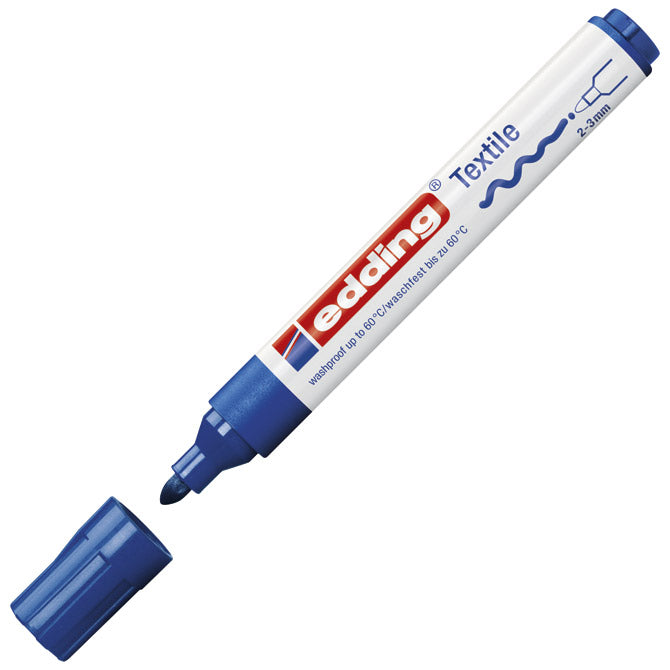 OZNAČEVALEC ZA TEKSTIL 2-3MM EDDING 4500 MODRA