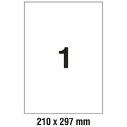 ETIKETE LK 210X297MM POLIESTER PK20L ZWECKFORM L4775-20 BELA