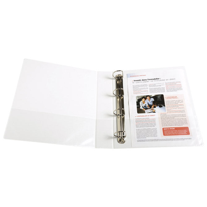Mapa uložna 4d ringa-fi40mm/hrbat-60mm a4 exacompta 51843e bijela