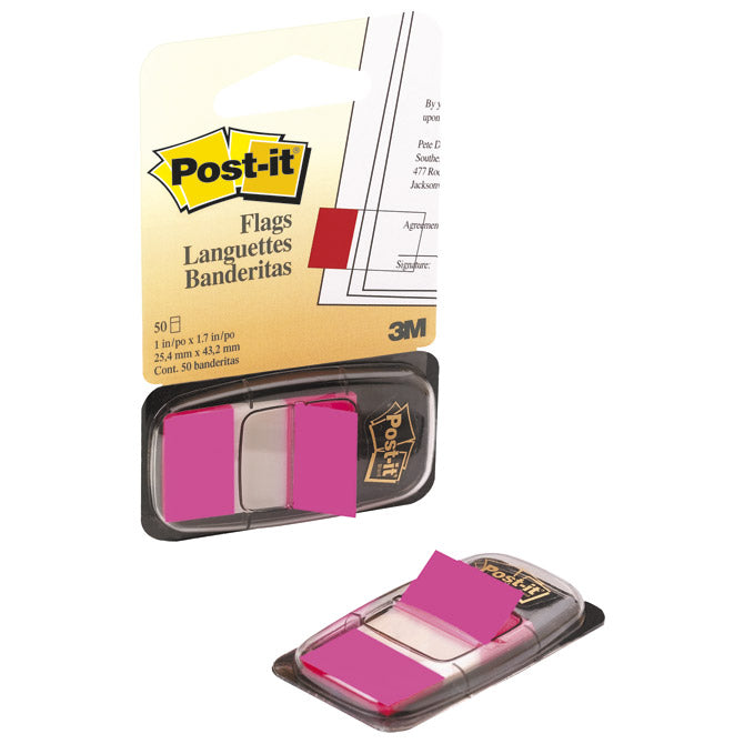 ZASTAVICA 25,4X43,2MM 50L POST-IT 3M.680-21 ROZA BLISTER