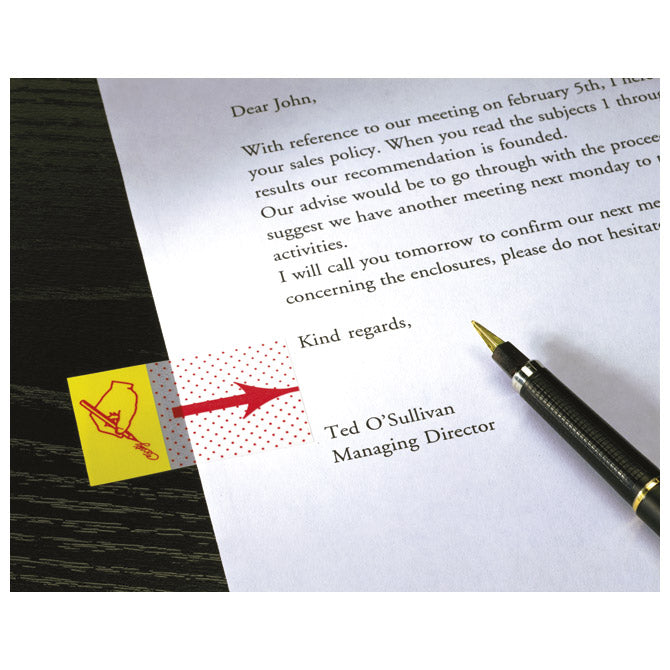 ZASTAVICA 25,4X43,2MM 50L POST-IT 3M.680-31 SIGN ŽUTA BLISTER