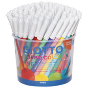 Flomaster školski  96boja (12bojax8kom) u pp posudi giotto turbo color fila 5215 sortirano