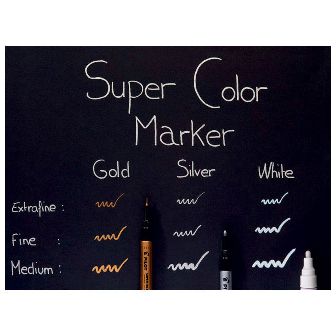 Marker permanentni 2-4mm klinasti vrh super color pilot sc-g-b zlatni