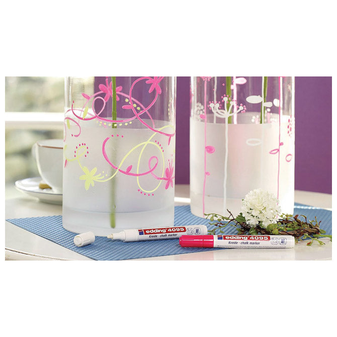 MARKER-KREDNA ZA STEKLO 2-3MM EDDING 4095 NEON ROZA