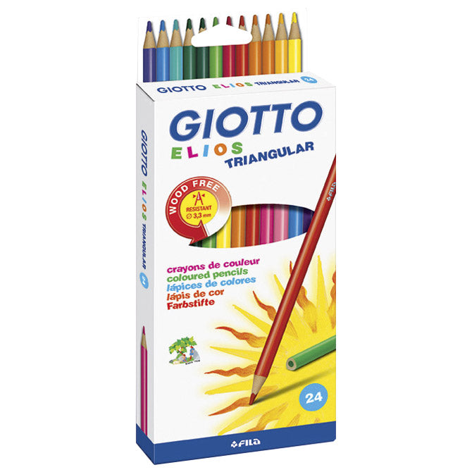 Boje drvene  24boje trokutaste elios fila 275900 blister