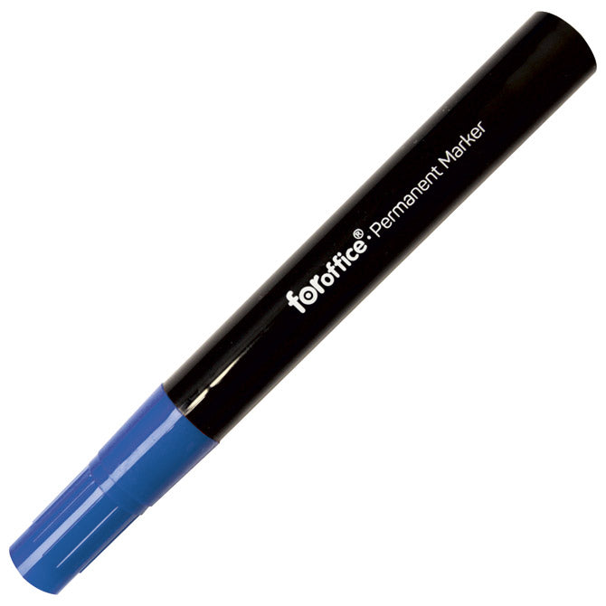Marker permanentni 1,5-3mm okrugli vrh pk12 foroffice plavi
