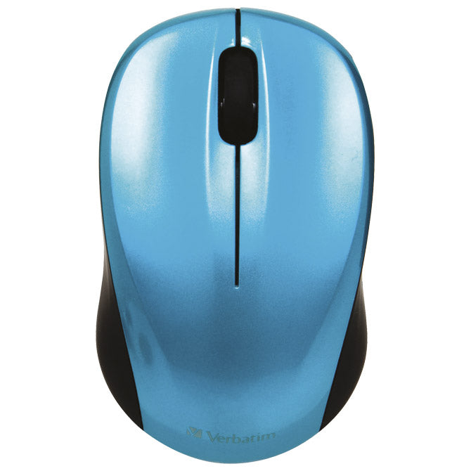 MIŠ USB 3GUMBI OPTIČNI BREZŽIČNI VERBATIM 49044 MODRI BLISTER