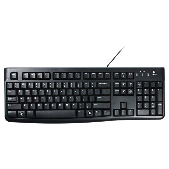 Tipkovnica Usb K120-Retail Logitech črna