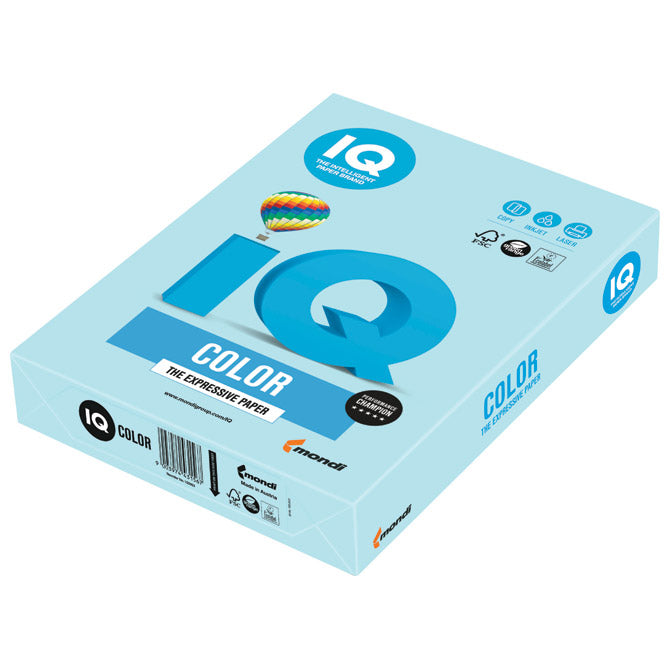 Papir ilk iq pastel a4  80g pk500 mondi mb30 plavi