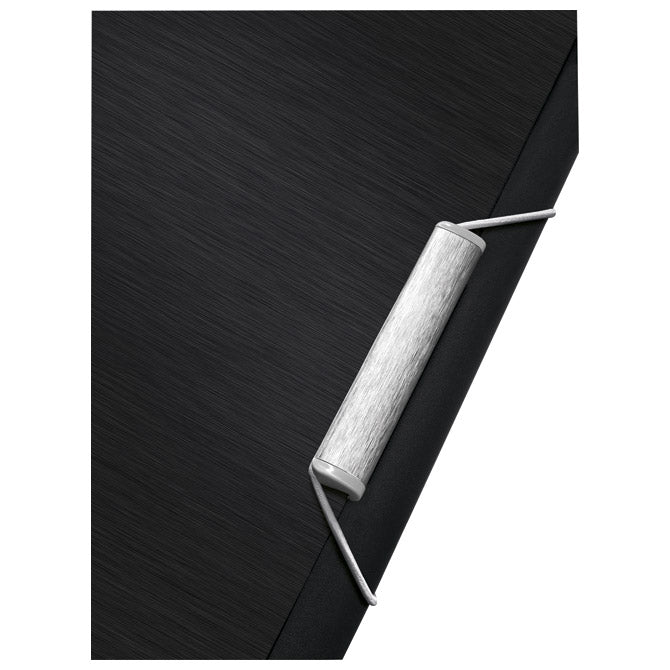FASCIKL KLAPA S GUMICOM PP A4 STYLE LEITZ 39770094 CRNI