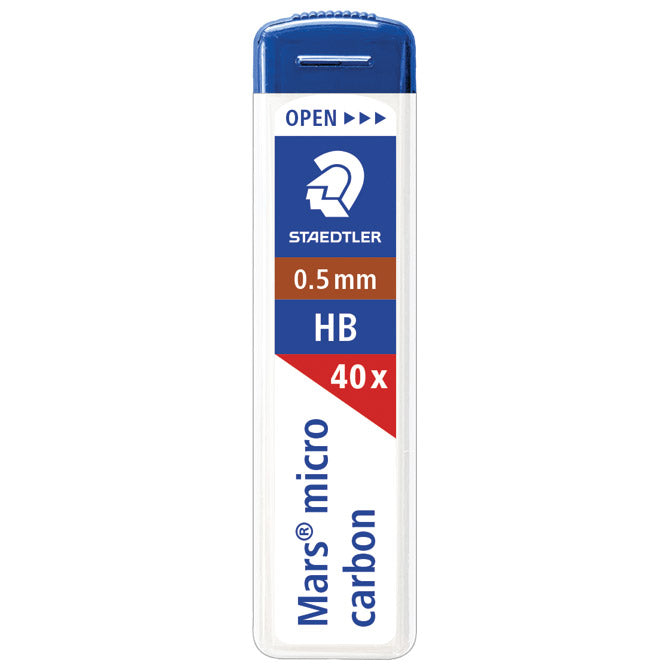 MINE 0,5MM HB 1TUBA/40MINA MARS MICRO CARBON STAEDTLER 255 05-HB