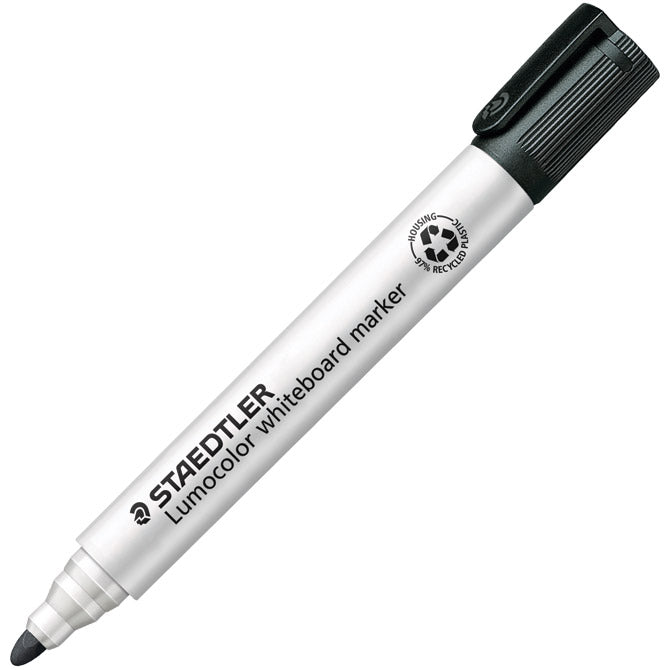 OZNAČEVALEC ZA BELO TABLO 2MM RECIKLIRANI LUMOCOLOR STAEDTLER 351-9 ČRN
