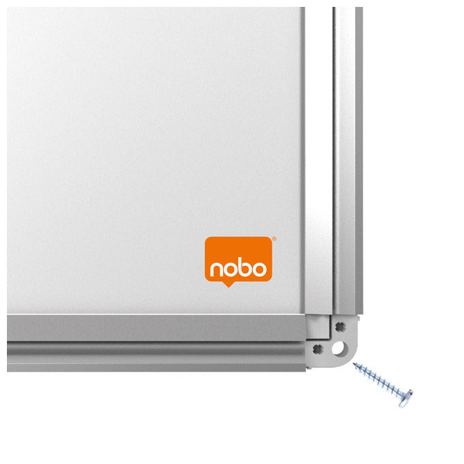 PLOČA MAGNETNA  90X60CM ALUMINIJSKI OKVIR ESSENCE STEEL NOBO 1905210 BIJELA