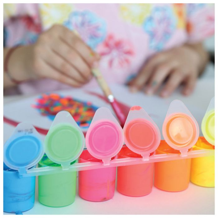 BOJA TEMPERA GVAŠ 25ML U ČAŠI 6BOJA PRIMO 254TF6E FLUORESCENTNA * DO ISTEKA ZALIHA
