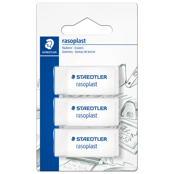 GUMICA RASOPLAST B30 PK3 STAEDTLER 526B3 BK3D BLISTER