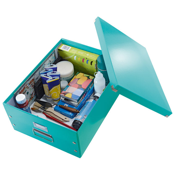 ARHIVSKA ŠKATLA A3 PLUS LARGE CLICK&STORE LEITZ 60450051 TURKIZNA