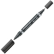 Marker permanentni obostrani 0,6 i 1,5mm lumocolor staedtler 348-9 crni