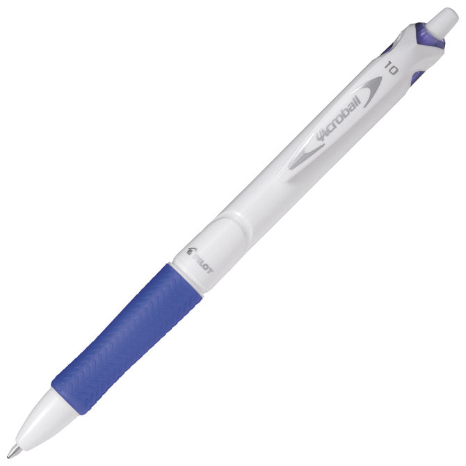 Olovka kemijska acroball pure white begreen pilot bab-15m-bg-l plava