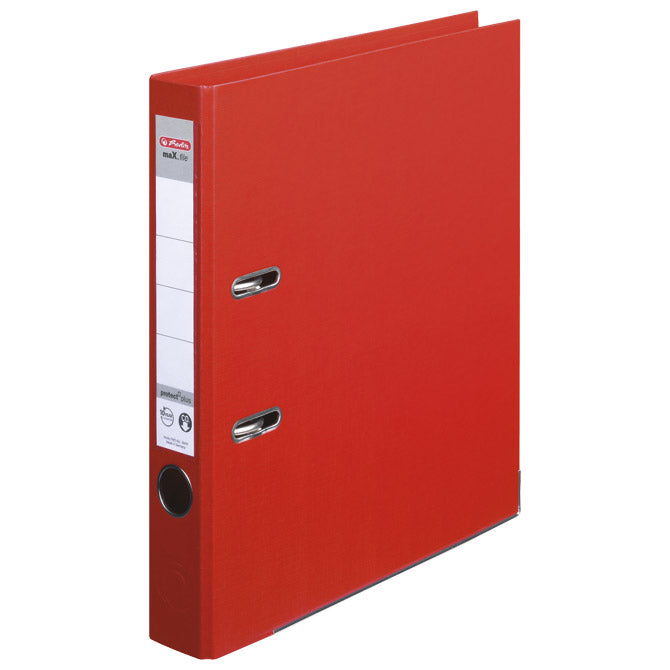 REGISTRATOR A4 OZEK STOJEČI MAX.FILE HERLITZ 10834737 RDEČI